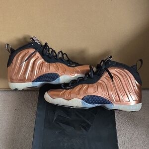 Nike Metallic Copper Little Posite One